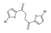 1,4-bis(5-bromothiophen-2-yl)butane-1,4-dione结构式