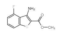 methyl 3-amino-4-fluoro-1-benzothiophene-2-carboxylate Structure
