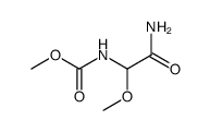 Carbamic acid,(2-amino-1-methoxy-2-oxoethyl)-,methyl ester (9CI)结构式