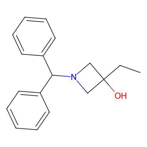 1-BENZHYDRYL-3-ETHYLAZETIDIN-3-OL结构式