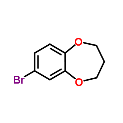 7-溴-3,4-二氢-1,5-苯并二噁庚结构式