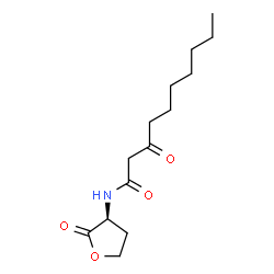 N-3-oxo-decanoyl-L-Homoserine lactone structure