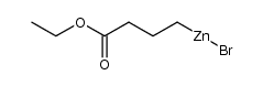 bromo(4-ethoxy-4-oxobutyl)zinc结构式