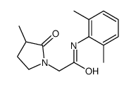 N-(2,6-dimethylphenyl)-2-(3-methyl-2-oxopyrrolidin-1-yl)acetamide Structure