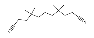 1,9-Dicyano-3,3,7,7-tetramethyl-nonan结构式