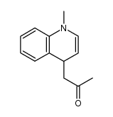 1-methyl-4-acetonyl-1,4-dihydroquinoline Structure