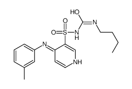 N-[(n-butylamino)carbonyl]-4-[(3-Methylphenyl)amino]-3-pyridinesulfonamide Structure