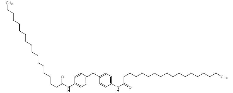 N-[4-[[4-(octadecanoylamino)phenyl]methyl]phenyl]octadecanamide结构式