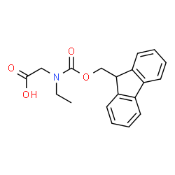 Fmoc-N-EtGly-OH结构式