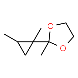 1,3-Dioxolane,2-(1,2-dimethylcyclopropyl)-2-methyl-结构式