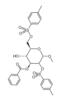 .alpha.-D-Glucopyranoside, methyl, 3-benzoate 2,6-bis(4-methylbenzenesulfonate) picture