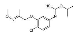 O-propan-2-yl N-[4-chloro-3-[(2E)-2-methoxyiminopropoxy]phenyl]carbamothioate Structure