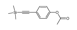 ACETOXY-TMS-ETHYNYLBENZEN Structure