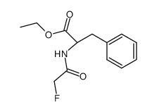 N-fluoroacetyl-phenylalanine ethyl ester结构式