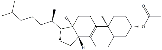 Cholest-8-en-3β-ol acetate结构式