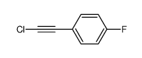 1-chloroethynyl-4-fluorobenzene Structure