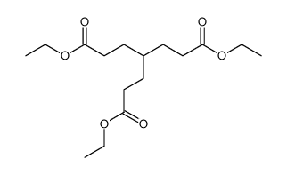 4-(2-ethoxycarbonyl-ethyl)-heptanedioic acid diethyl ester结构式