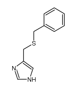 4(5)-(benzylmercaptomethyl)imidazole结构式