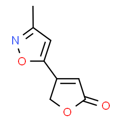 2(5H)-Furanone,4-(3-methyl-5-isoxazolyl)-(9CI) Structure