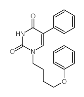 1-(4-phenoxybutyl)-5-phenyl-pyrimidine-2,4-dione Structure