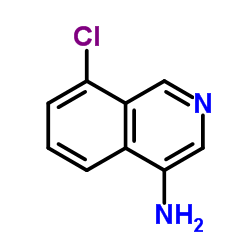 8-chloroisoquinolin-4-amine Structure