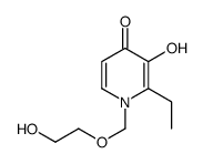 4(1H)-Pyridinone, 2-ethyl-3-hydroxy-1-[(2-hydroxyethoxy)methyl]- (9CI) picture