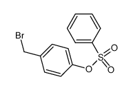 benzenesulfonic acid 4-bromomethyl-phenyl ester结构式