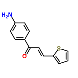 (2E)-1-(4-Aminophenyl)-3-(2-thienyl)-2-propen-1-one Structure