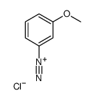 3-methoxybenzenediazonium,chloride Structure