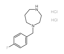 1-(4-FLUOROBENZYL)HOMOPIPERAZINEDIHYDROCHLORIDE structure