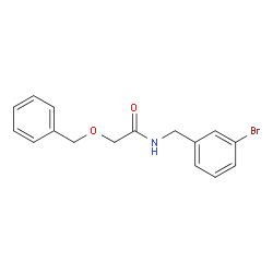 2-(Benzyloxy)-N-(3-bromobenzyl)acetamide Structure