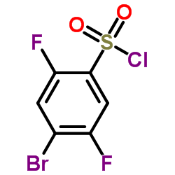 4-Bromo-2,5-difluorobenzenesulfonyl chloride structure