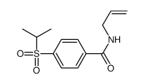 N-Allyl-p-(isopropylsulfonyl)benzamide structure