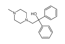 2-(4-methylpiperazin-1-yl)-1,1-diphenylethanol Structure