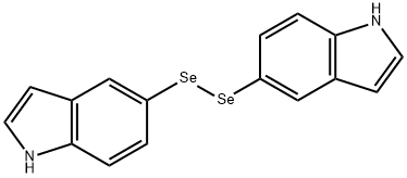 Bis(1H-indol-5-yl) perselenide structure