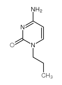 2(1H)-Pyrimidinone,4-amino-1-propyl- structure