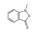 1-methyl-1,3-dihydro-2,1-benzisothiazol-3-thion结构式