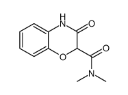 3-oxo-3,4-dihydro-2H-benzo[1,4]oxazine-2-carboxylic acid dimethylamide Structure