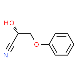 Propanenitrile, 2-hydroxy-3-phenoxy-, (2S)- (9CI) structure