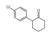2-(4-chlorophenyl)cyclohexanone结构式