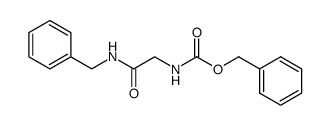 benzyl (2-(benzylamino)-2-oxoethyl)carbamate结构式