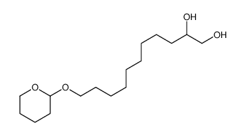 11-(oxan-2-yloxy)undecane-1,2-diol结构式