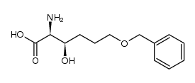 (2S,3R)-2-amino-6-benzyloxy-3-hydroxyhexanoic acid结构式