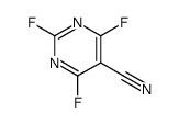 5-Pyrimidinecarbonitrile,2,4,6-trifluoro-(8CI,9CI) structure