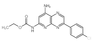 ethyl N-[7-amino-3-(4-chlorophenyl)-2,5,10-triazabicyclo[4.4.0]deca-1,3,5,7,9-pentaen-9-yl]carbamate picture