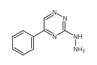 1,2,4-Triazine,3-hydrazinyl-5-phenyl- structure