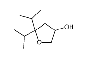 5,5-di(propan-2-yl)oxolan-3-ol Structure