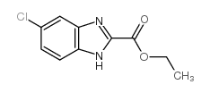 5-CHLORO-1H-BENZOIMIDAZOLE-2-CARBOXYLIC ACID ETHYL ESTER structure