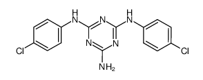 N,N'-bis(4-chlorophenyl)melamine结构式