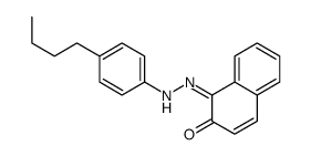 1-[(4-butylphenyl)hydrazinylidene]naphthalen-2-one结构式